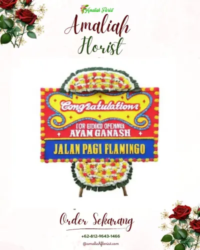 Bunga Papan Congratulation di Pinaesaan